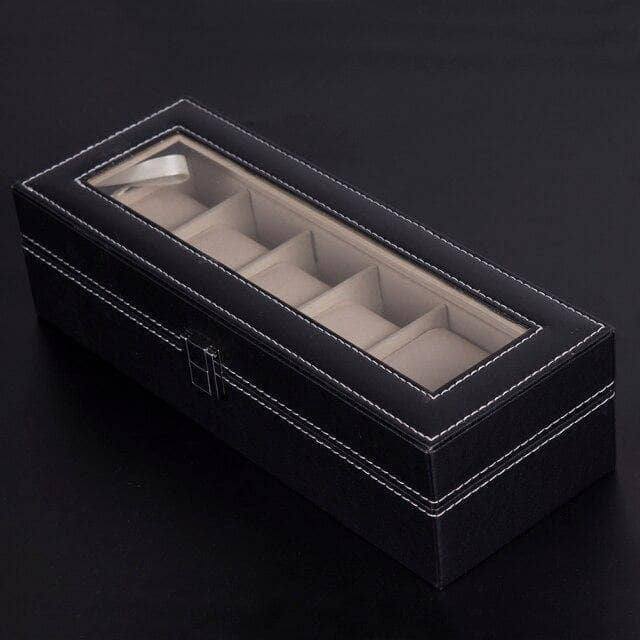 Woody Boy box Black Small Boite à Montre Woody Boy 8 piéces ecoresponsable ecologique fait main