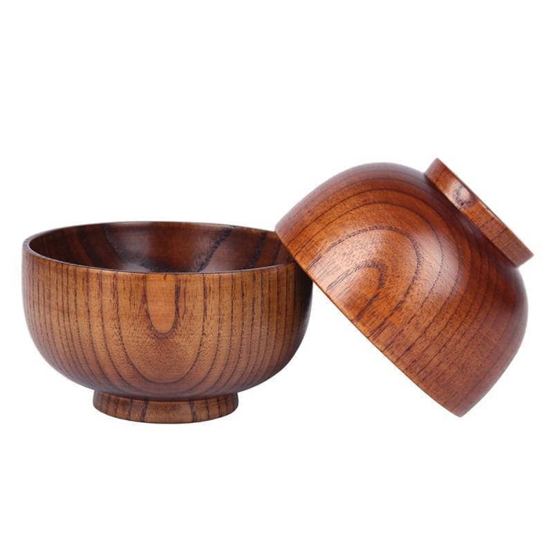 Woody Boy bole Wooden Bowl Japanese Style Wood Rice WOODY BOY ecoresponsable ecologique fait main